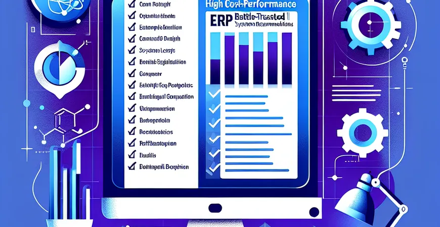 高性价比 ERP 工具清单：15 款经过实战验证的系统推荐